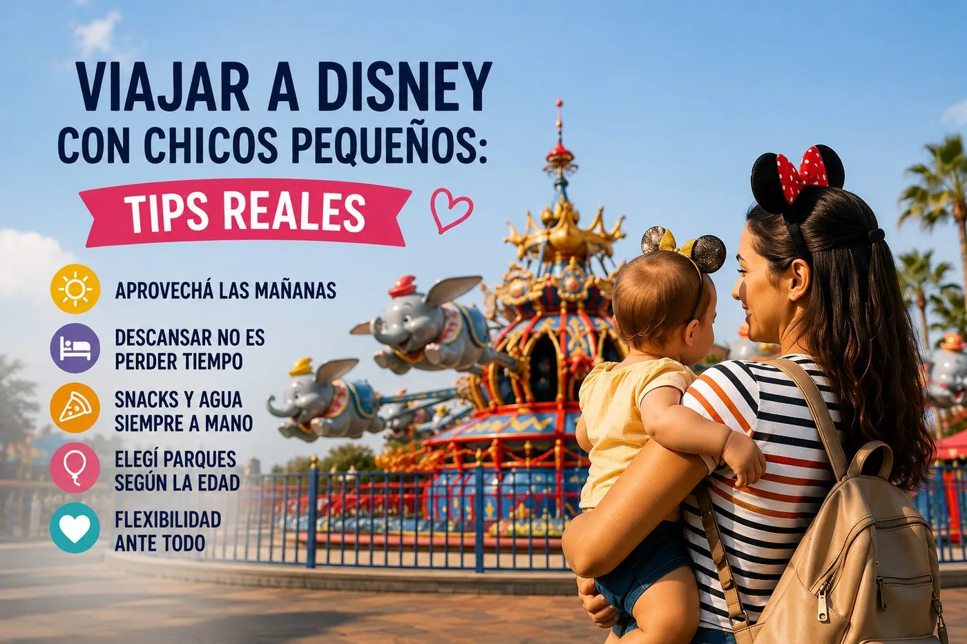 Viajar a Disney con chicos pequeños, tips reales! 👨‍👩‍👧‍👦✨