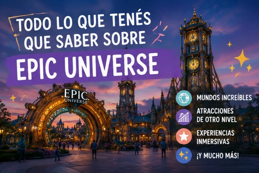 Todo lo que tenés que saber sobre Epic Universe 🚀✨