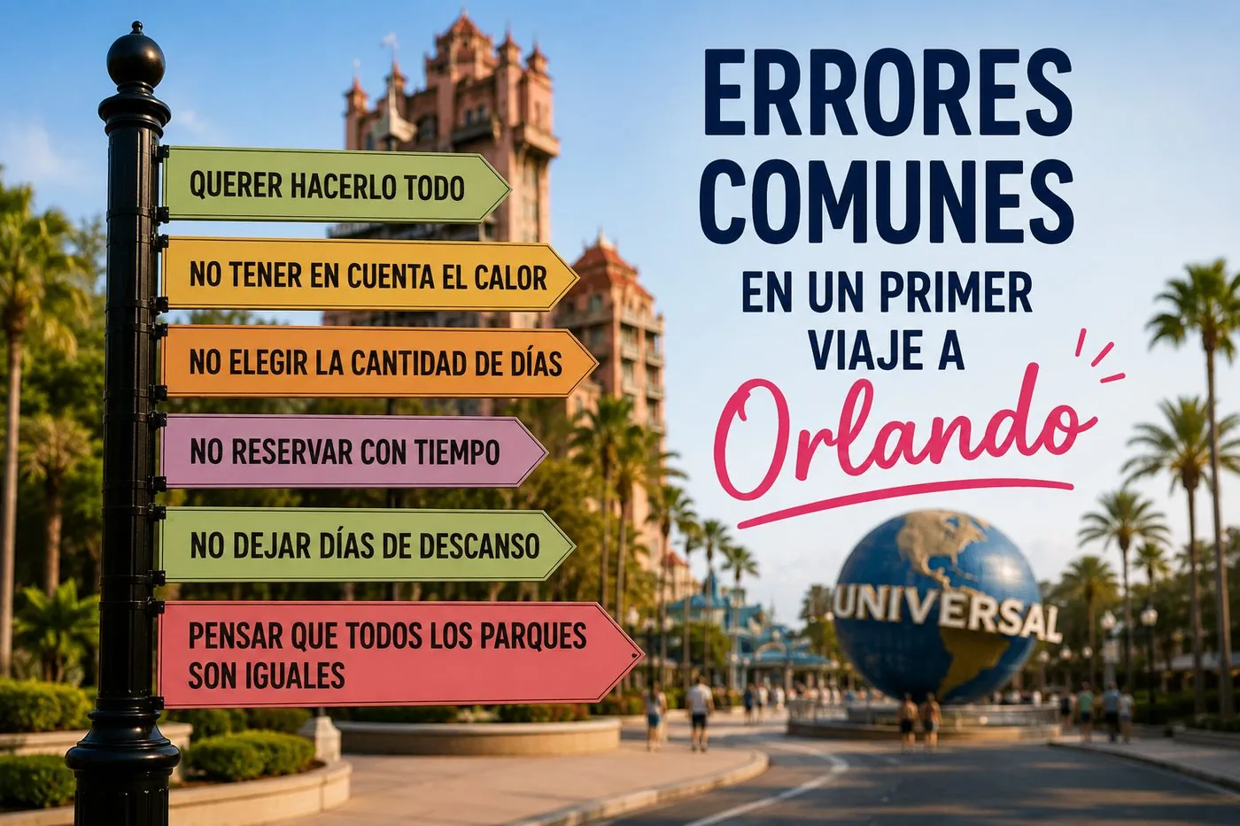 Errores comunes en un primer viaje a Orlando ✈️