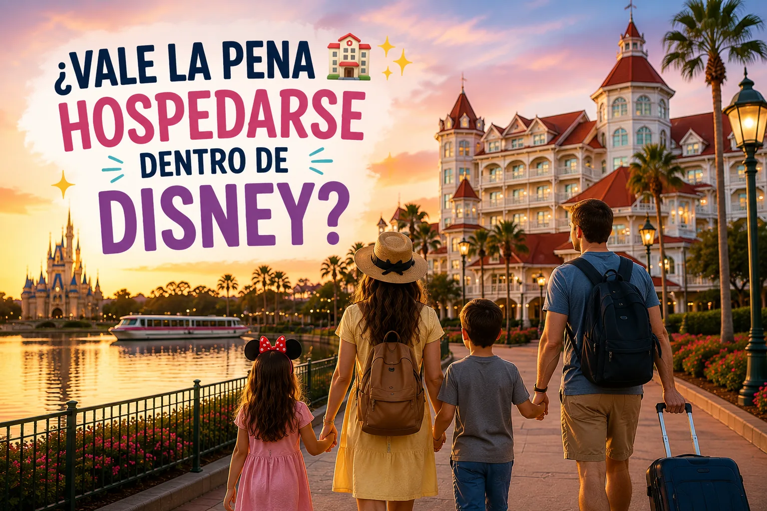 ¿Vale la pena hospedarse dentro de Disney? 🏨✨